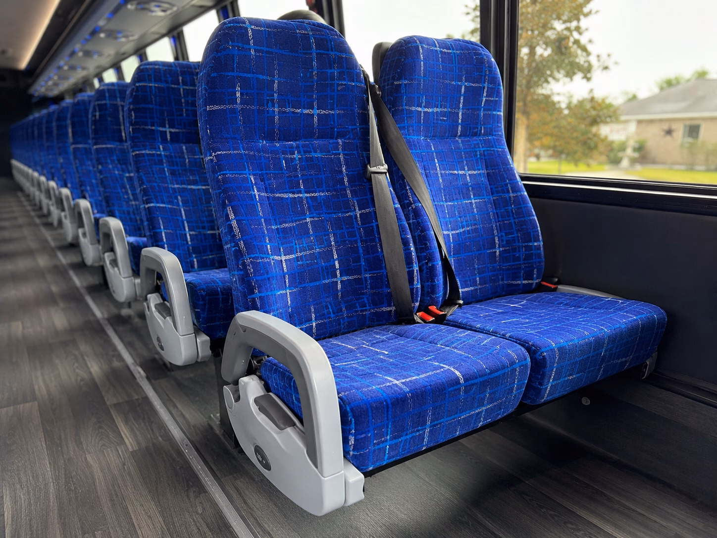 bloomington airport transportation onboard seating