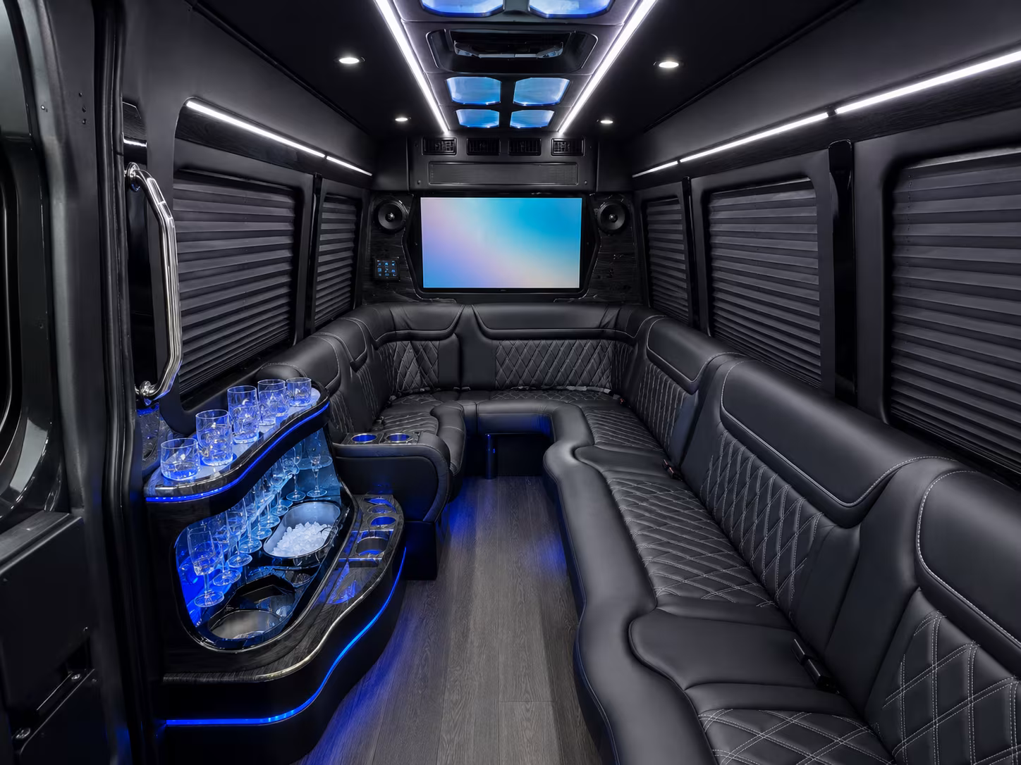 bloomington prom transportation onboard seating